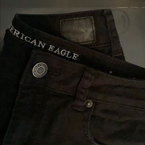 black high waisted shorts